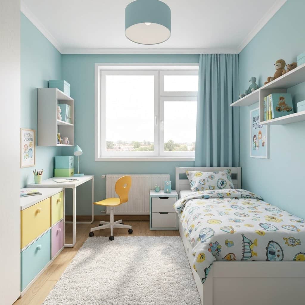 Jak urządzić mały pokój dla dziecka w bloku?