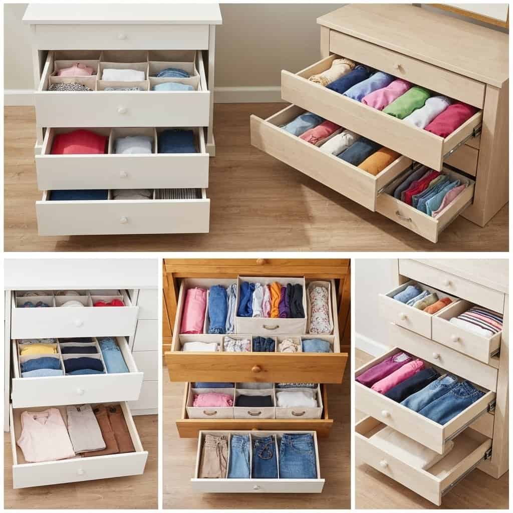 Systemy do organizacji szuflad w komodzie: Klucz do porządku w domu