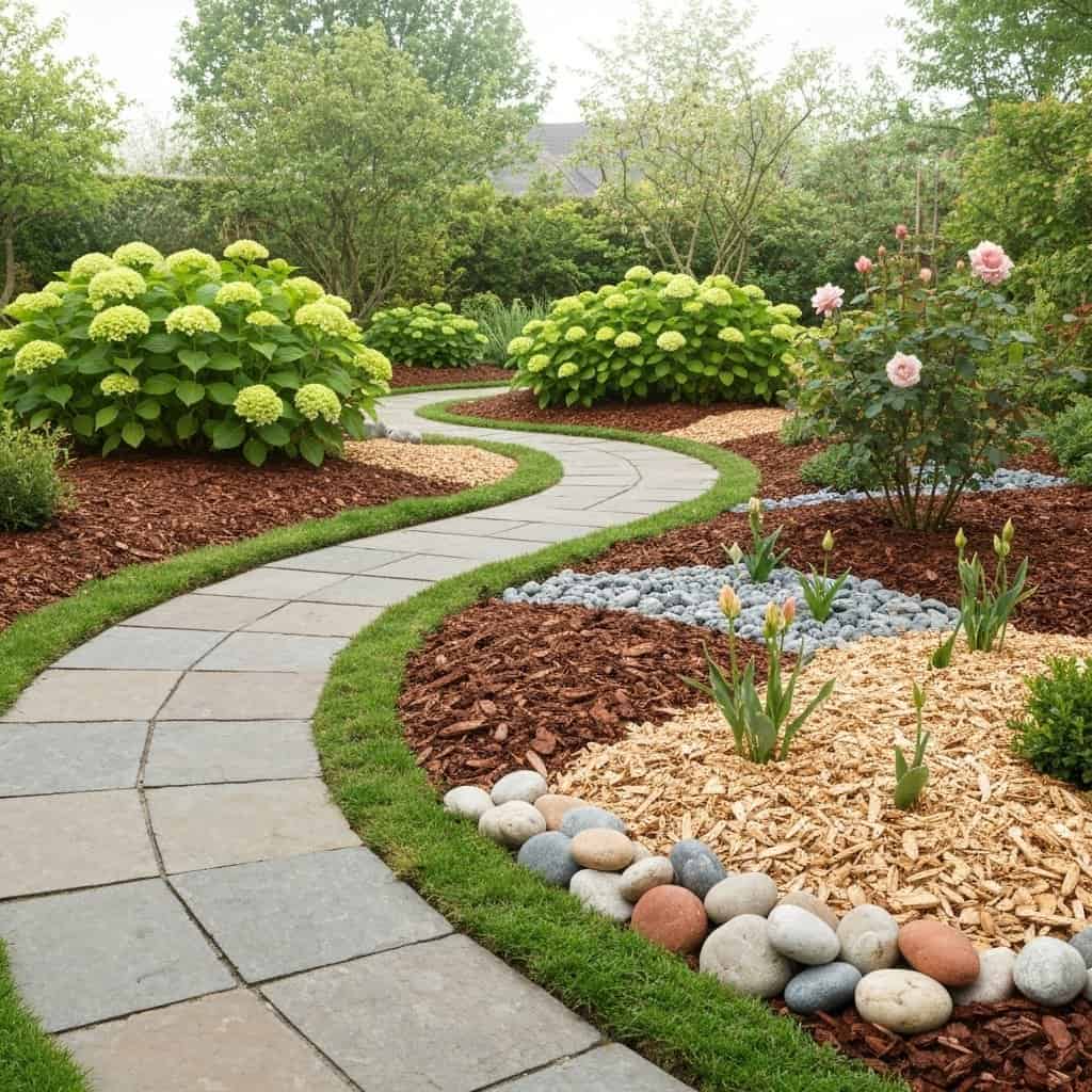 Ściółkowanie: Kora, zrębki czy kamień – co wybrać do ogrodu?